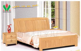 精品橡木大床 1.8米实木家具批发选购指南与厂家图片鉴赏